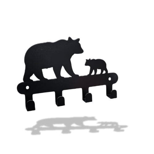Porte-clés | Porte-clés mural ours | Sivalc Métal
