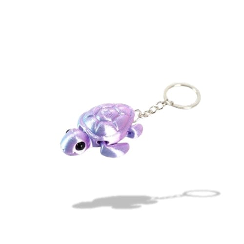 Porte-clés | Tortue | Sivalc Violet clair